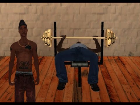 GTA San Andreas епизод 2! Напомпваме се във фитнеса