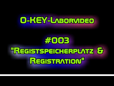 Registrationsspeicher, Registbank, Regist-Memory am Keyboard -- Kurzdemo vom Laborvideo 003 O-KEY.de