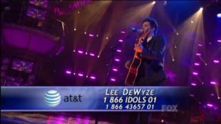 Lee Dewyze - &quot;The Boxer&quot; 1st Song on American Idol 2010 Top 2