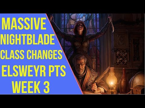 ESO - Nightblade Class Changes | Elsweyr PTS Week 3