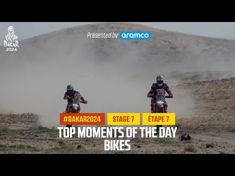 ダカールラリー2024 バイククラス ステージ7ハイライト動画