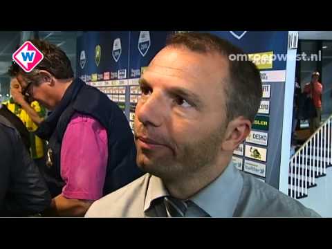 ADO-trainer Maurice Steijn na aflloop vand e wedstrijd ADO Den Haag - Feyenoord