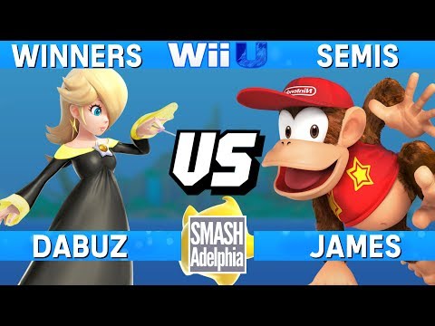 Smash 4 Wii U - Dabuz (Rosalina) vs James (Diddy Kong) - SMASHADELPHIA 2017 Winners Semis