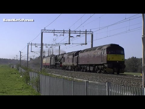 46100 Royal Scot, 47760 and 37706 'Light Engine' 20.04.2016