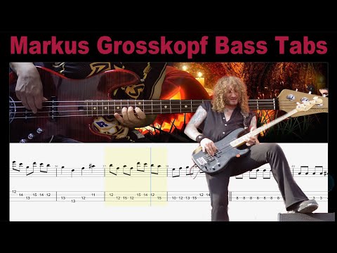 Helloween - Eagle fly free BASS COVER (with Tabs and Sheet)