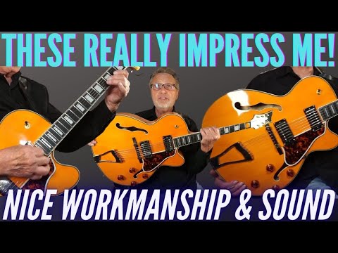I Have Been Really Impressed By These!! | Nice Workmanship & Sound! | Jazz Archtop Guitar Review