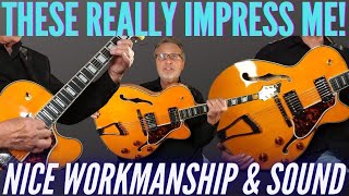 Video thumbnail for I Have Been Really Impressed By These!! | Nice Workmanship & Sound! | Jazz Archtop Guitar Review by Rich Severson