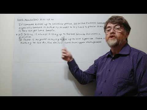 Tutor Nick P Verb Phrase (64) Kiss Up to
