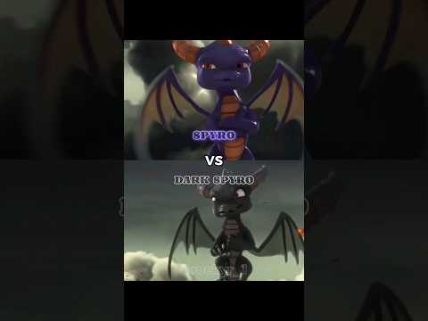 Spyro VS Dark Spyro | Which one is stronger? #skylanders #1v1 #edit #shorts