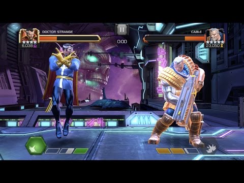 Doctor Strange vs. Cable Alliance Quest Boss Battle | Marvel Contest of Champions