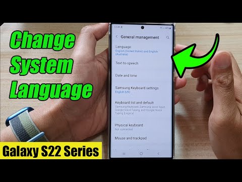 Galaxy S22/S22+/Ultra: How to Change System Language