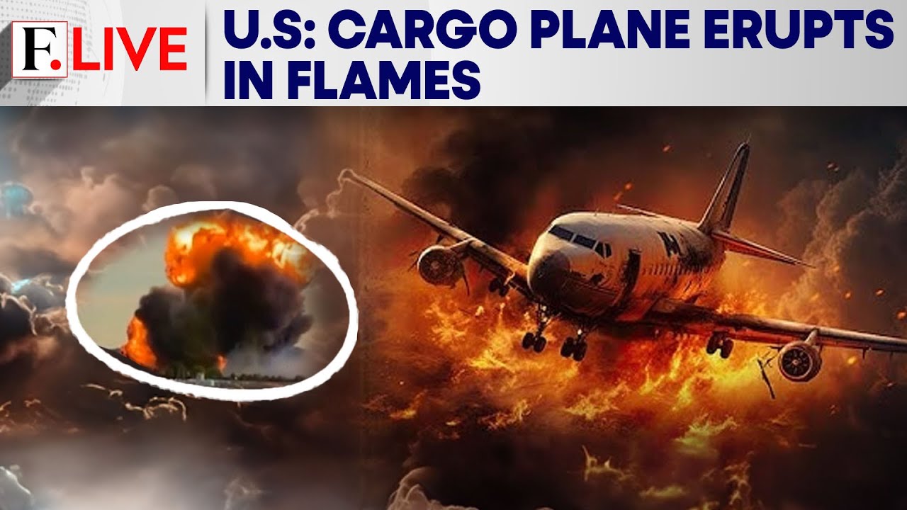 US: Over 7 killed as UPS cargo plane crashes in Louisville, sparks massive fire | Firstpost Live