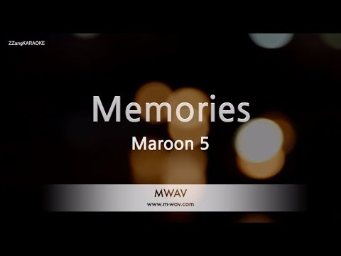 Maroon 5-Memories (Karaoke Version)