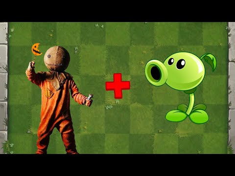 Sam (Trick 'r Treat) + Peashooter Fusion - Plants vs Zombies Animation