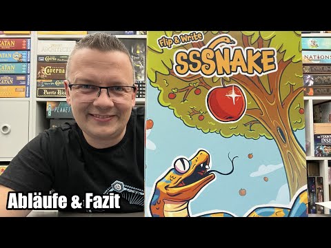 Sssnake (Suncoregames) - Das beliebte Snake Spiel als Flip & Write