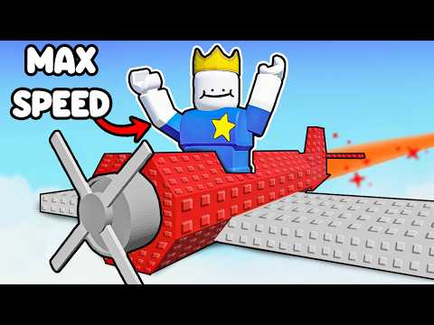building the MOST OP plane in Roblox build a plane...