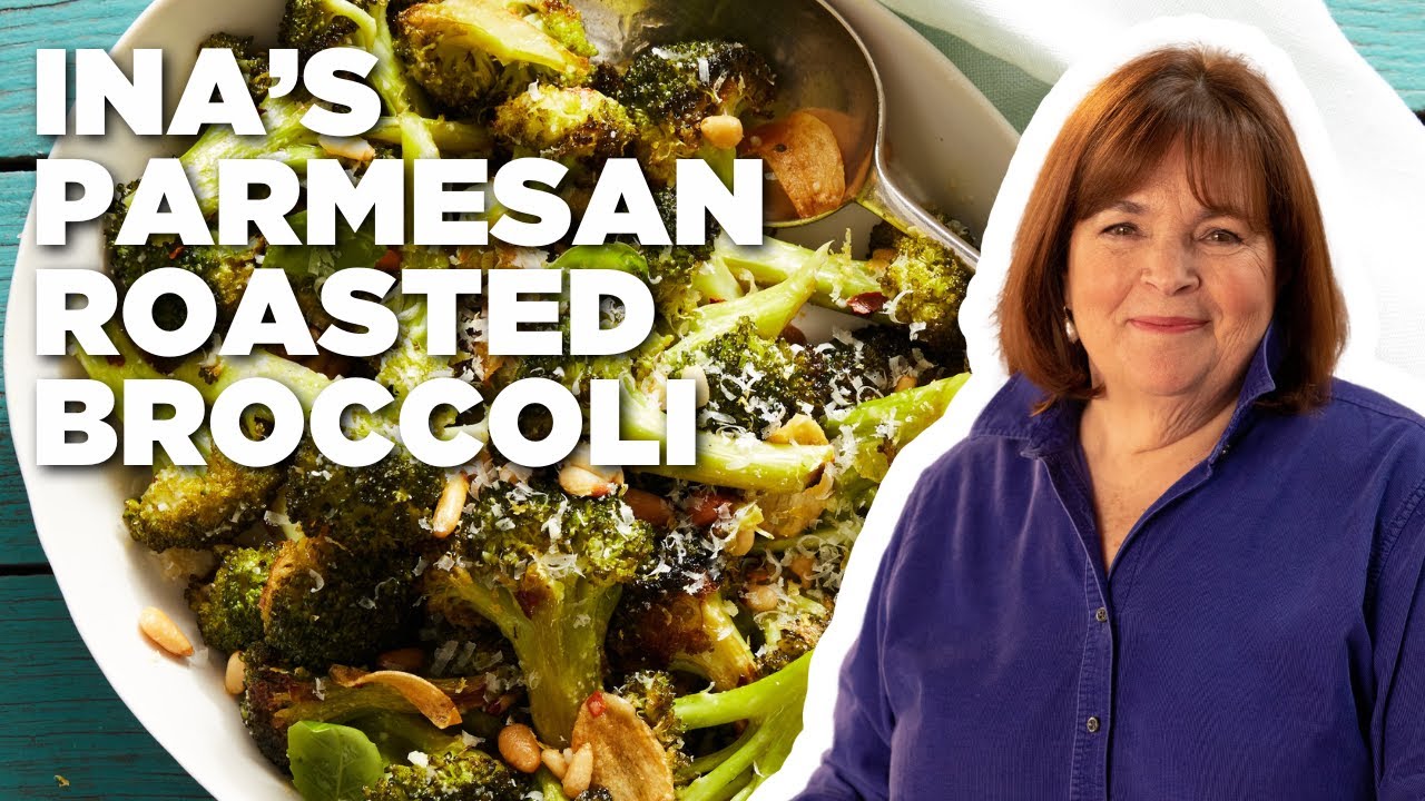 Ina Garten's Parmesan Roasted Broccoli | Barefoot Contessa | Food Network
