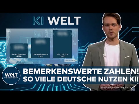 KI-WELT: Bemerkenswerte Zahlen! So viele Deutsche nutzen mittlerweile KI!
