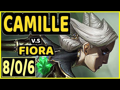 SHIKARI (CAMILLE) vs FIORA - 8/0/6 KDA TOP GAMEPLAY - EUW Ranked GRANDMASTER
