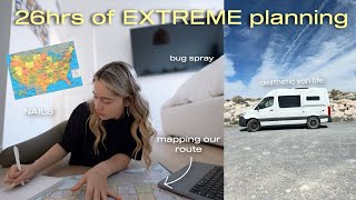 Preparing to do VAN LIFE for 2 weeks *as a 20yr old*  | map, mosquito spray, hiking gear