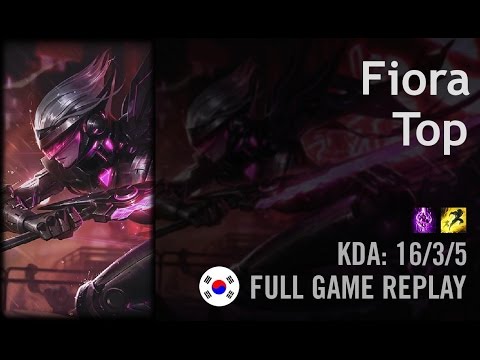 Fiora Top vs Jax - Duke - KR Challenger Path 5.24