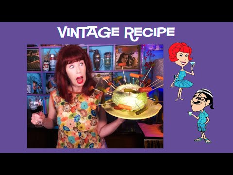 Two Ridiculously Easy Vintage 1950s Recipes: Stuffed Cabbage Head and Onion Dip