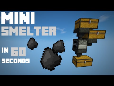 Minecraft: Mini Smelting Station [60 Seconds]