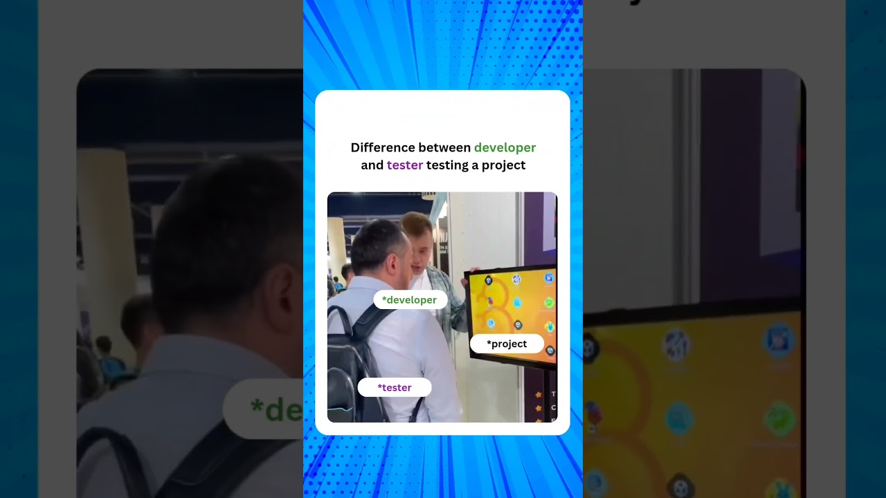 Tester vs developer  😂😂😂 | #codingmeme​#memes​ #funny​#webdevelopment​ #coderslife​#programmerlife​
