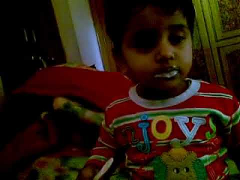 Vanshu with Icecream