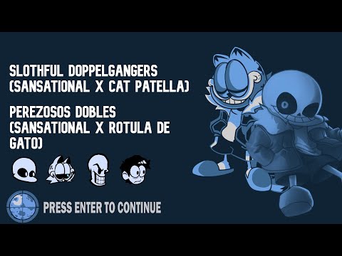 [FNF Mashup] Slothful Dopplegangers [Sansational X Cat Patella] (Birthday Collection [1/3])