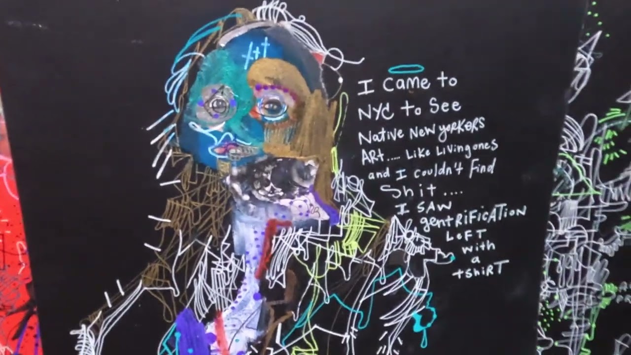 Michael Alan Alien detailed artwork tour