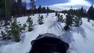 preview picture of video 'Snowmobiling West Yellowstone Day 1'