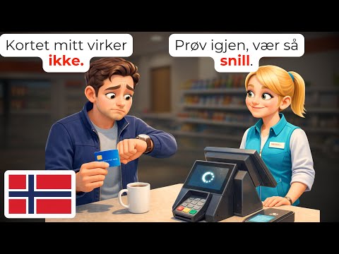 🇳🇴 Learn Norwegian in 20 Minutes: 50+ Gas Station Phrases You Need (A1-A2)