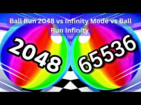 Ball Run 2048, Infinity Mode, Ball Run Infinity | Satisfying Ball Games Hub LIVE 🔴 24/7