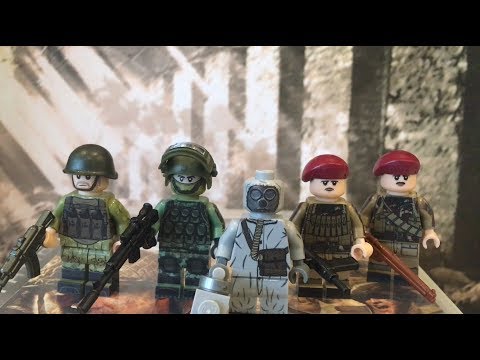 Новые военные минифигурки Лего!