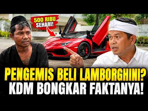 PENGEMIS PURA-PURA BUNTUNG TERBONGKAR! Kang Dedi Bongkar Modus, Penghasilan Sehari Tembus Rp500 Ribu