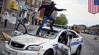 Baltimore riots: chaos, destruction ensues after Freddie Gray funeral - TomoNews