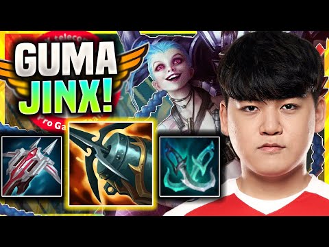 GUMAYUSI DESTROYING WITH JINX! - T1 Gumayusi Plays Jinx ADC vs Tristana! | Season 11