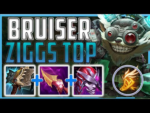 NO MYTHIC HULLBREAKER DUELIST ZIGGS IS INSANELY FUN TO PLAY!! - Ziggs Top | Season 13 LoL