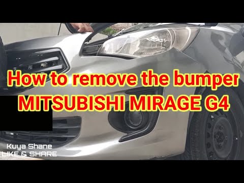 How to remove the Bumper MITSUBISHI MIRAGE G4