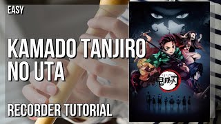 Download lagu SUPER EASY: How to play Kamado Tanjiro no Uta (Demon Slayer)  on Recorder (Tutorial) mp3
