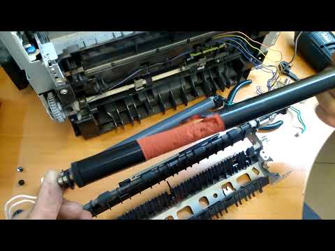 Разорваный резиновый вал от принтера