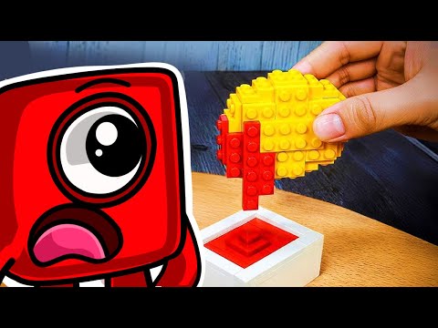 Numberblocks One Reacts to SATISFYING Lego Animations!