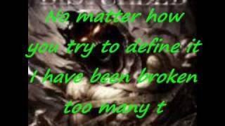 Disturbed Leave it Alone.with on screen lyrics