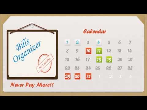 Bills Organizer with Sync Video