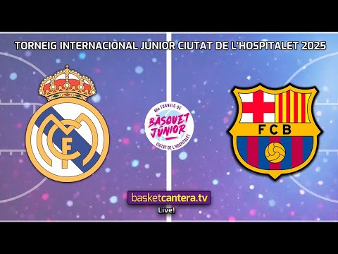 #Semifinal U18M. REAL MADRID vs FC BARCELONA.- Torneo Internacional Junior L´Hospitalet 2025