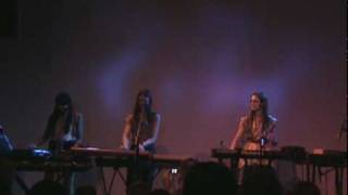 Au Revoir Simone performing The Lucky One at Holocene in Portland, OR