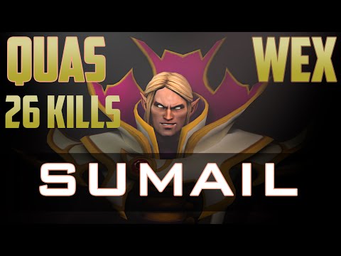 Dota 2 Patch 6.86 - EG.SumaiL plays Pro Invoker 7685 MMR - Quas Wex Combination - Exortless