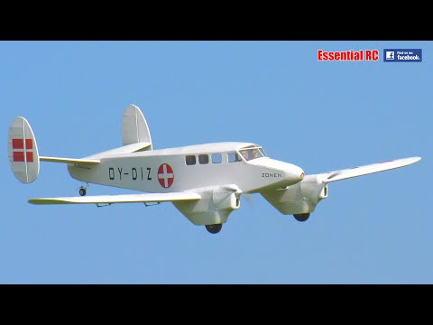 VINTAGE AEROMODELLING | ZONEN Skandinavisk Aero Industri SAI KZ IV 'Folke Bernadotte' AIR AMBULANCE