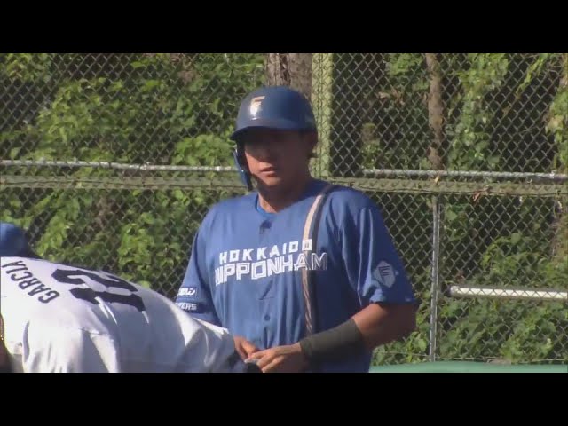 【ファーム】ライト前へ鋭い打球!! ファイターズ・阪口樂 タイムリーヒットで追加点!!  2024年5月29日 埼玉西武ライオンズ 対 北海道日本ハムファイターズ